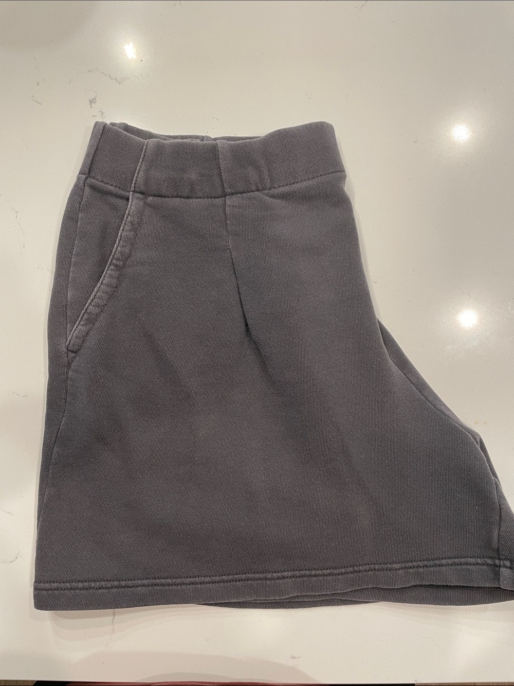 aerie Charcoal Athletic Knit Shorts